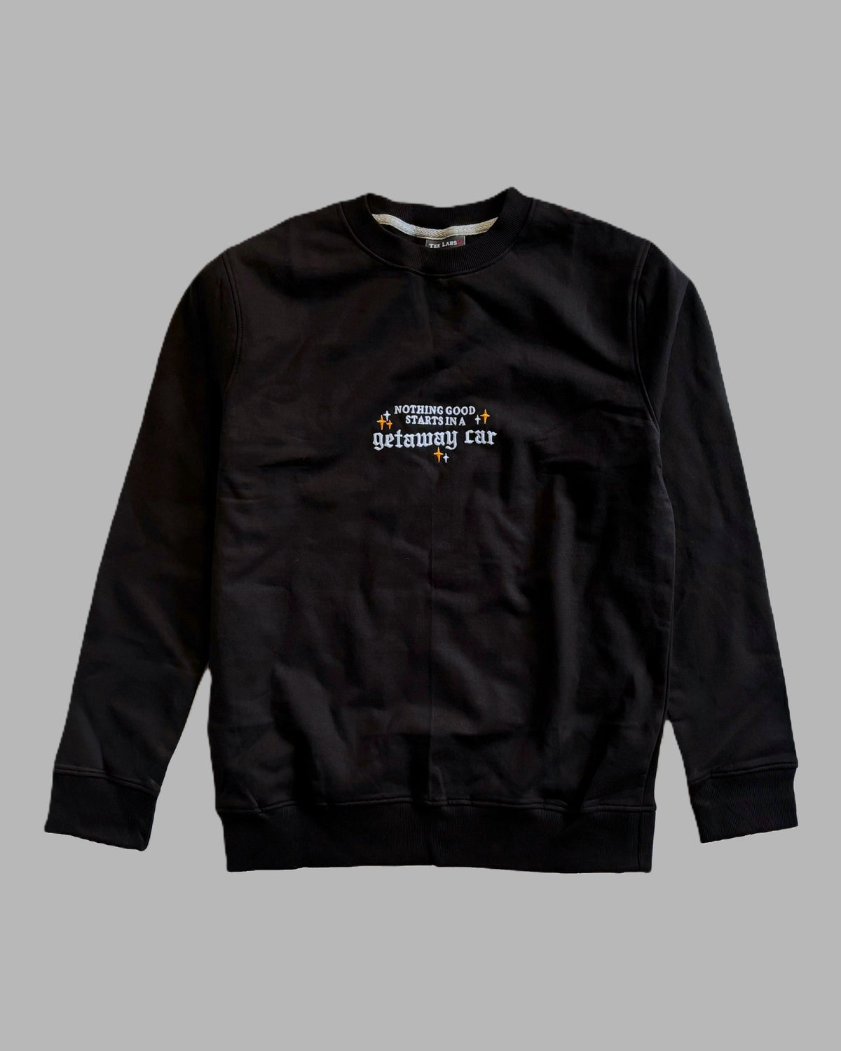 Original Getaway Car embroidered sweatshirt photograph