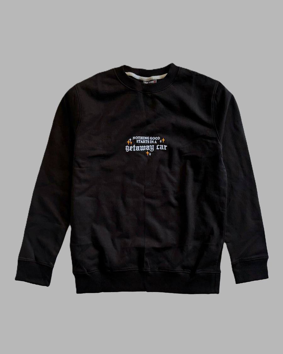 Original Getaway Car embroidered sweatshirt photograph