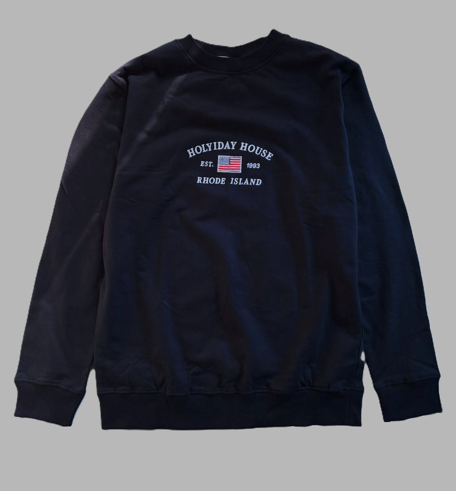 Original Navy Collegiate embroidered sweatshirt photograph